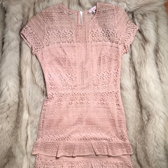 Parker Dresses & Skirts - Parker Dusty Rose Crochet-Lace Dress Size Small